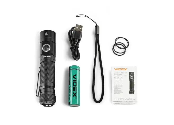 Ліхтар VIDEX VLF-A352 600Lm 5000K Фото 2
